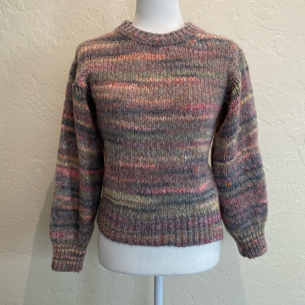Topshop poof sleeve sweater